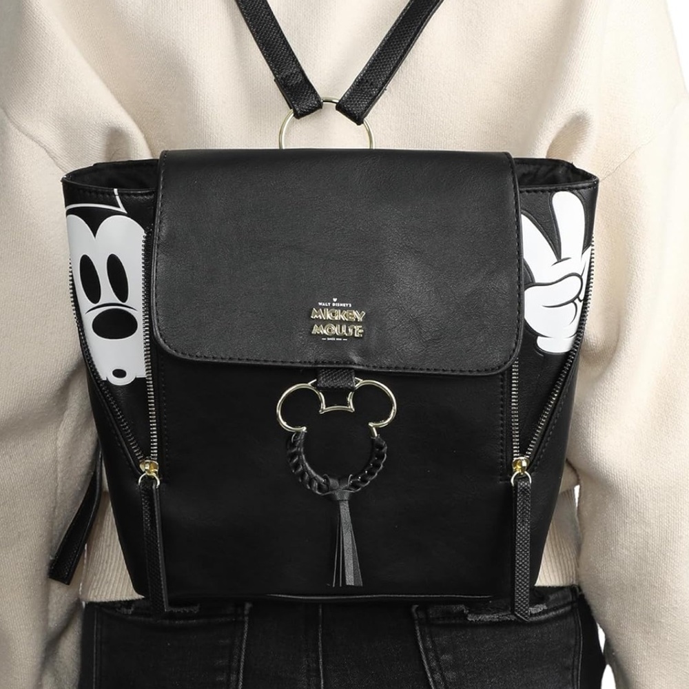 Mickey Mouse Black Disney Backpack - image 1